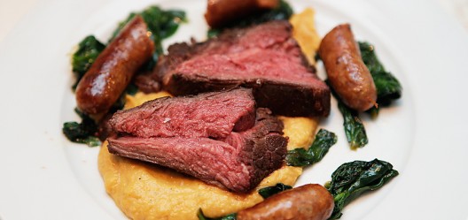 Entrecôte Sous Vide med tilbehør