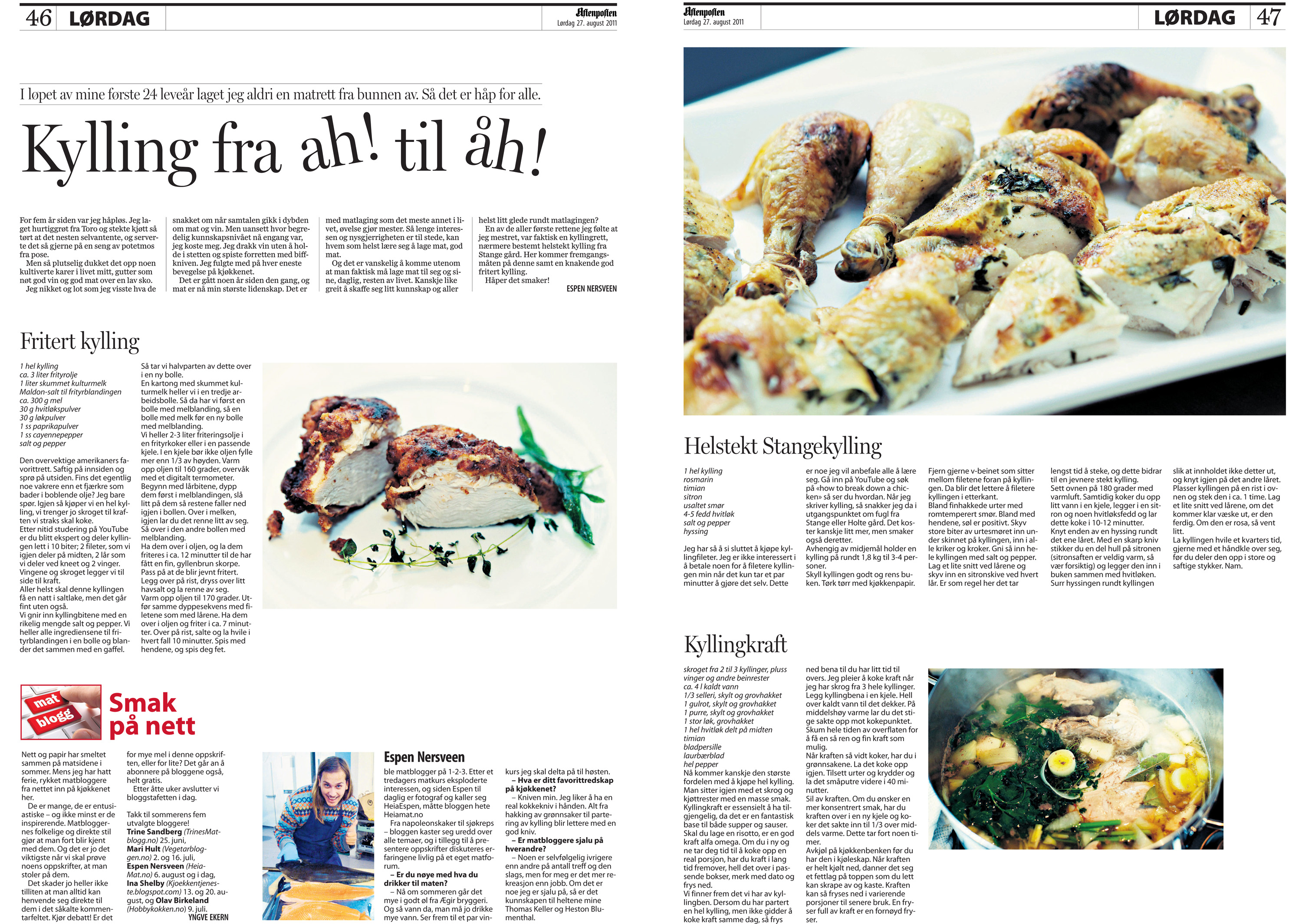 Bilde Av Kremet Pasta Med Laks